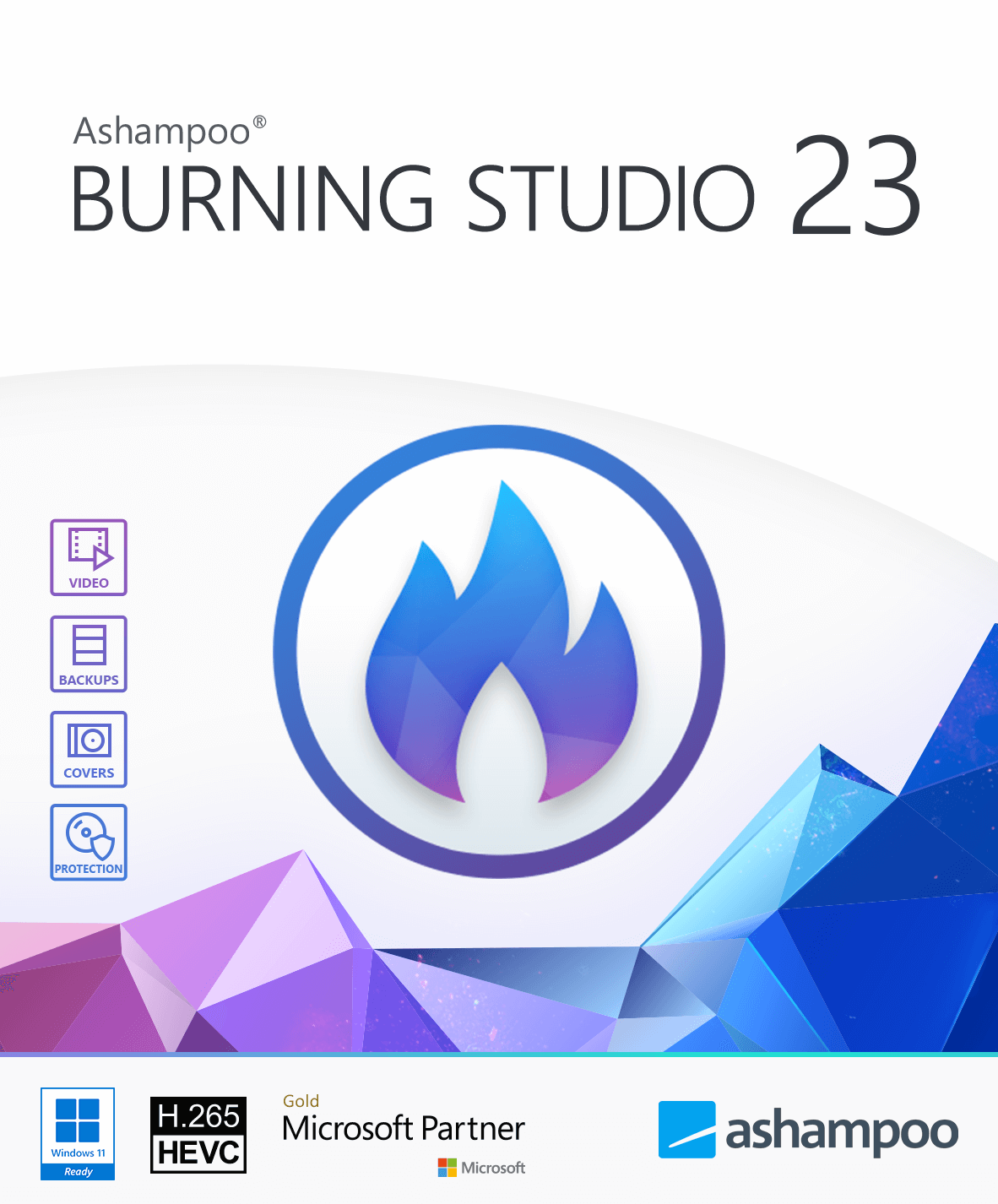 Ashampoo Burning Studio 23 Burn Data Movies Music To CD DVD Blu-Ray