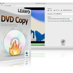 Leawo DVD copy {MAC} ,backup DVD discs to ISO or Disc