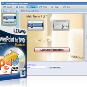 Leawo PowerPoint to DVD Standard, burn create PPT files into DVD movie