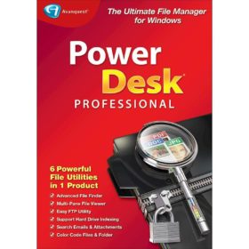 Avanquest PowerDesk Pro 9 File Finder Viewer Manager Duplicates junk Remover